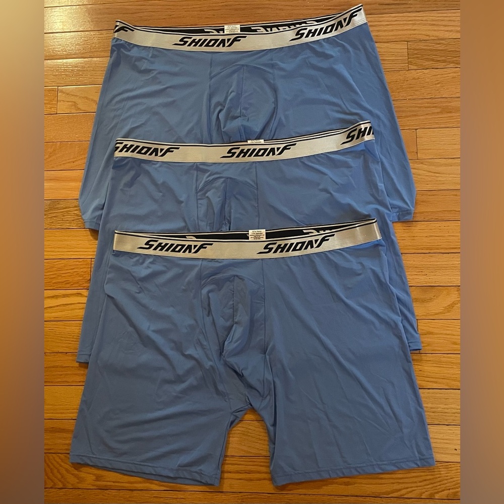 Lot 3 Shionf Silky Boxer Briefs Men’s Size 5XL